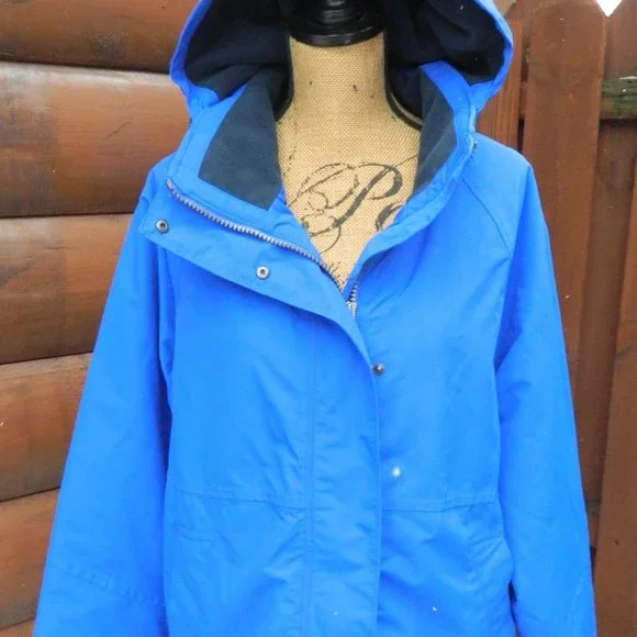 Lands' End Jackets Coats Lands End Womens Xl Size Royal